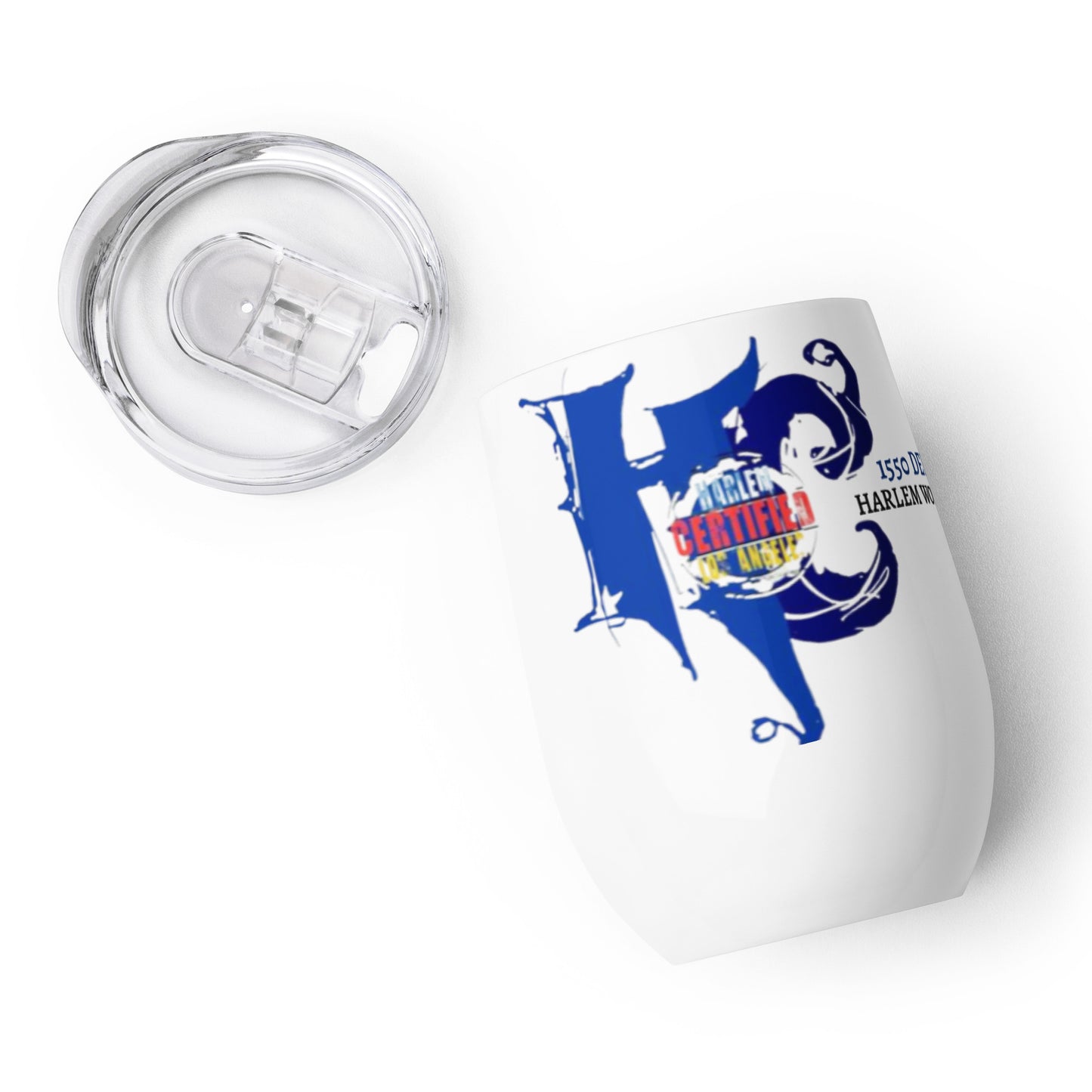 HC Harlem World Headquarters Wine tumbler
