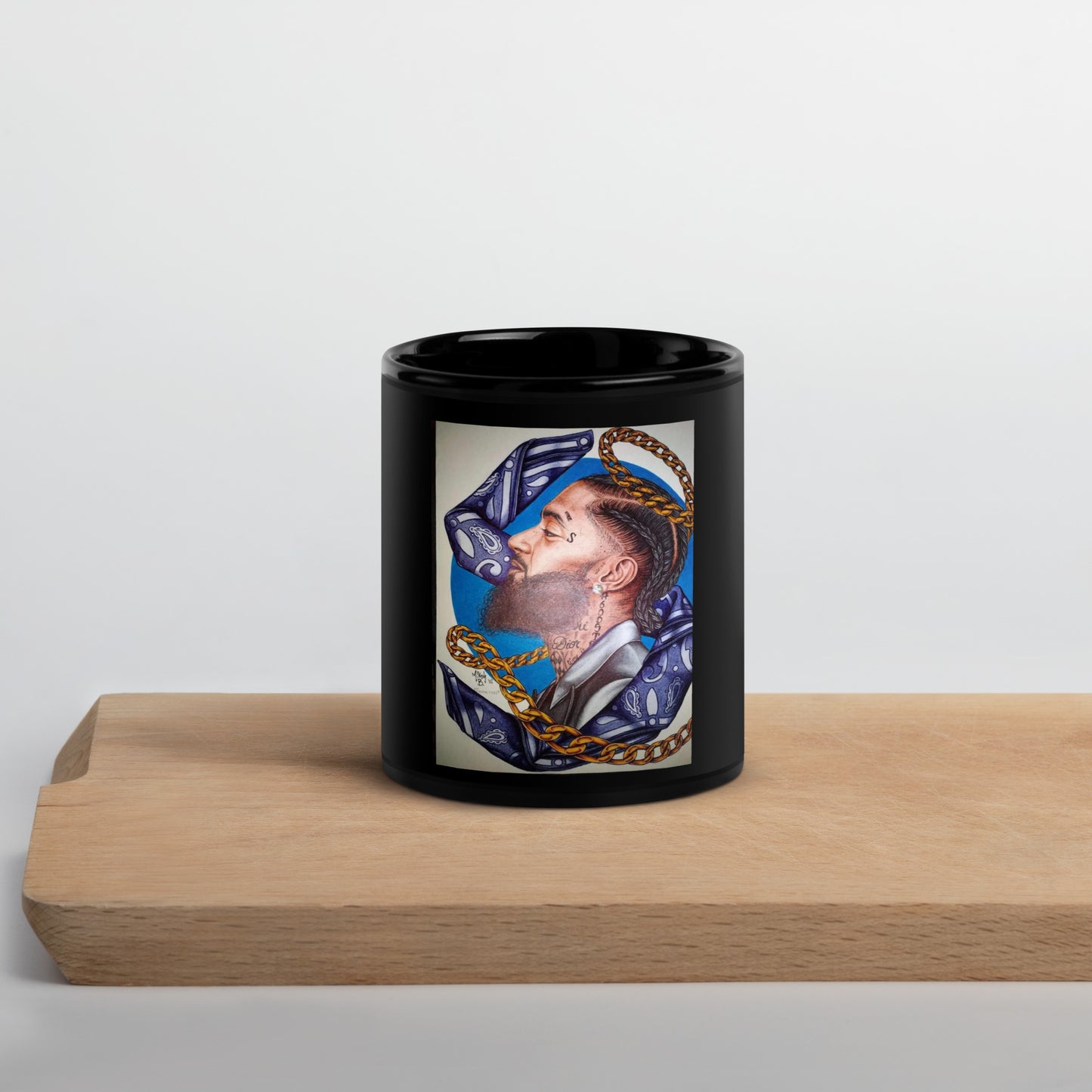 Eternal Laps Black Glossy Mug