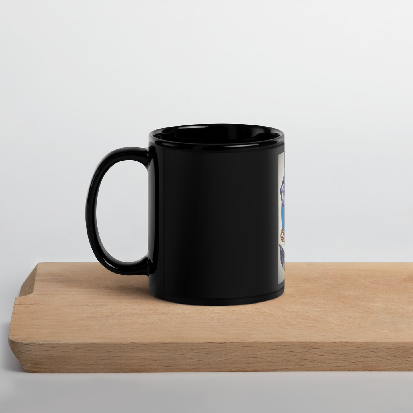 Eternal Laps Black Glossy Mug