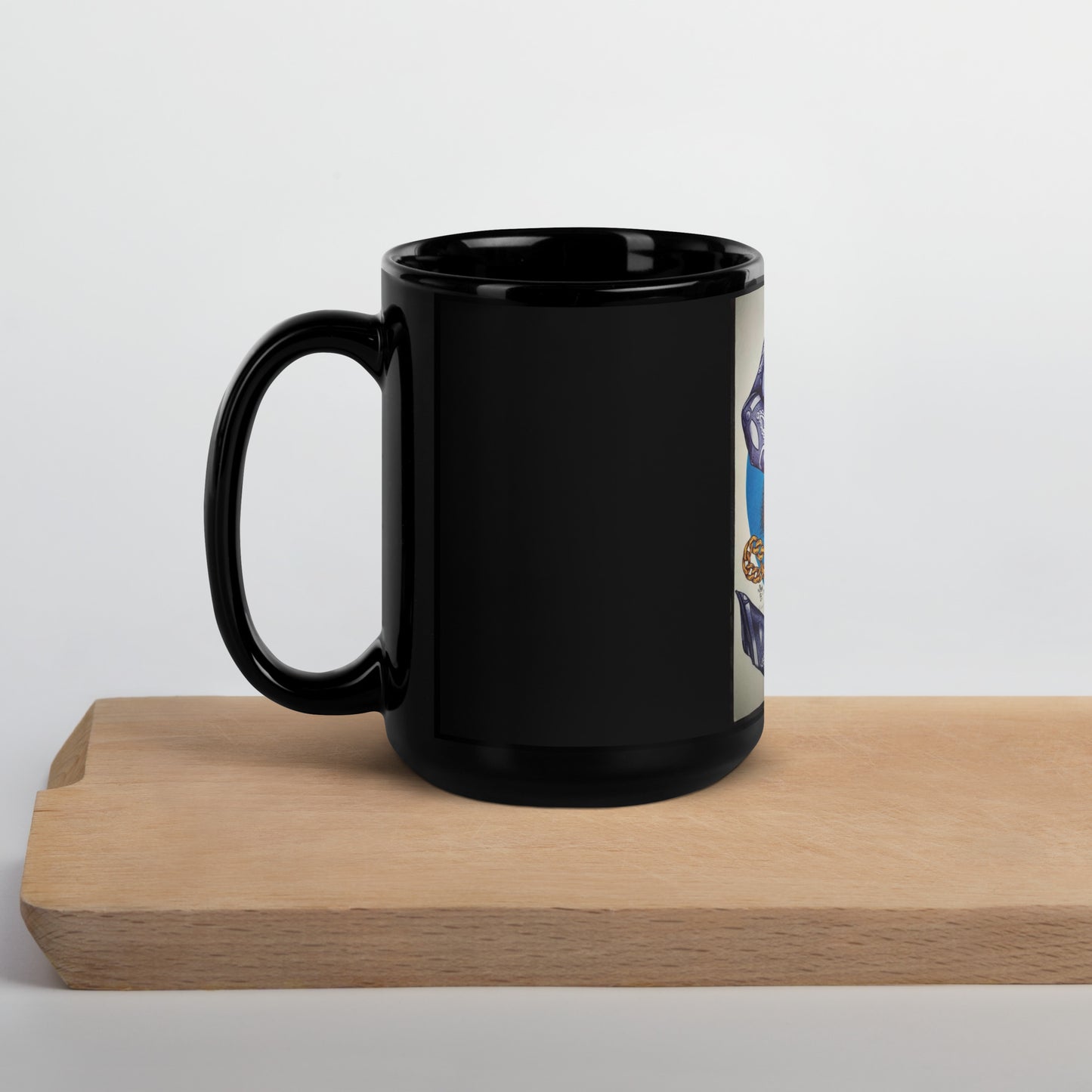 Eternal Laps Black Glossy Mug