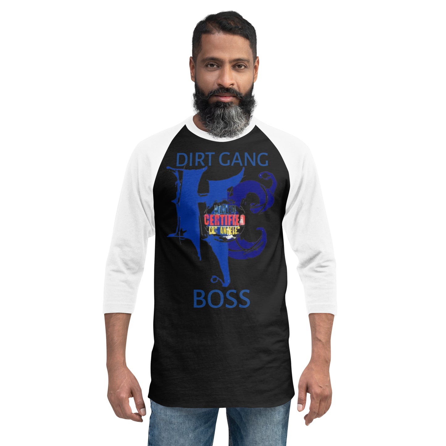 HC Dirt Gang Boss 3/4 sleeve raglan shirt