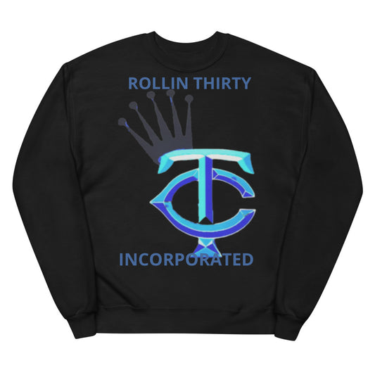 Rollin Thirty Incorporated Unisex fleece sweatshirt