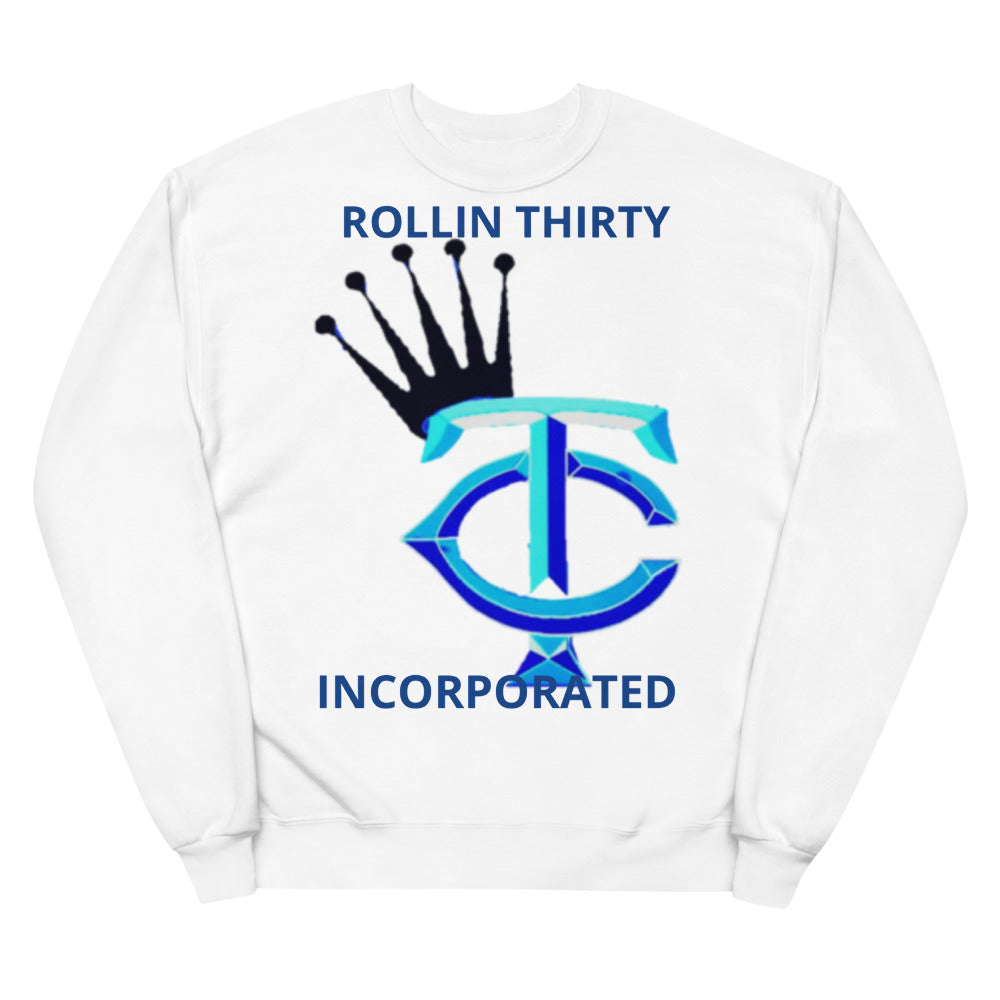 Rollin Thirty Incorporated Unisex fleece sweatshirt